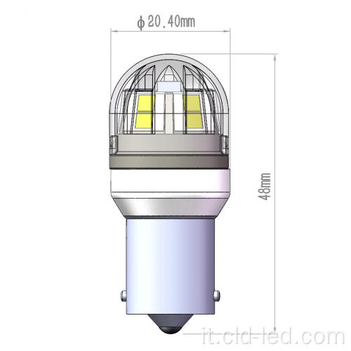 1156 BA15S P21W LED LED CURN SEGNALE LUCE